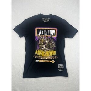 Mitchell & Ness LA Lakers 1980's Team Lake Show Hardwood Classics T-Shirt Medium